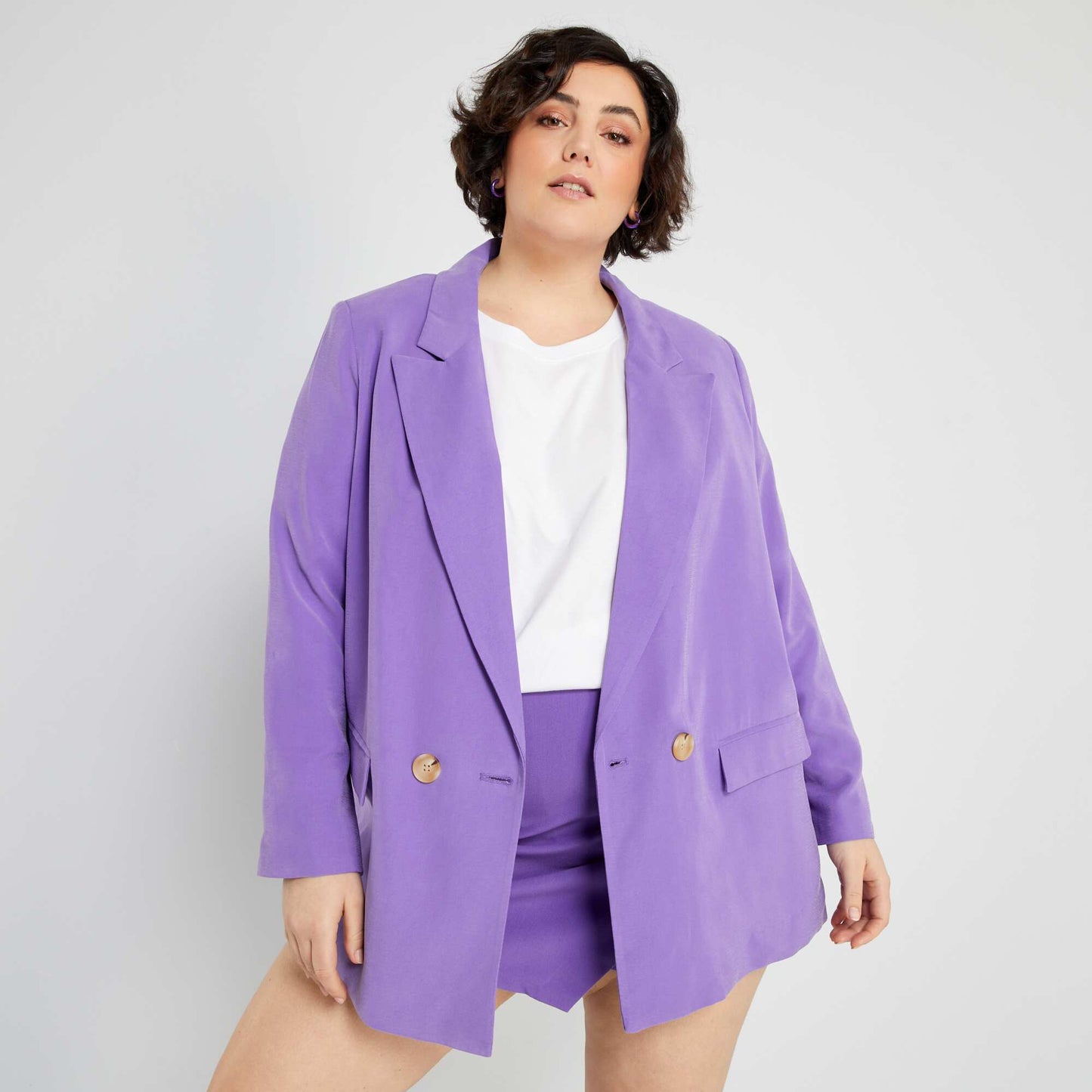 Veste blazer violet