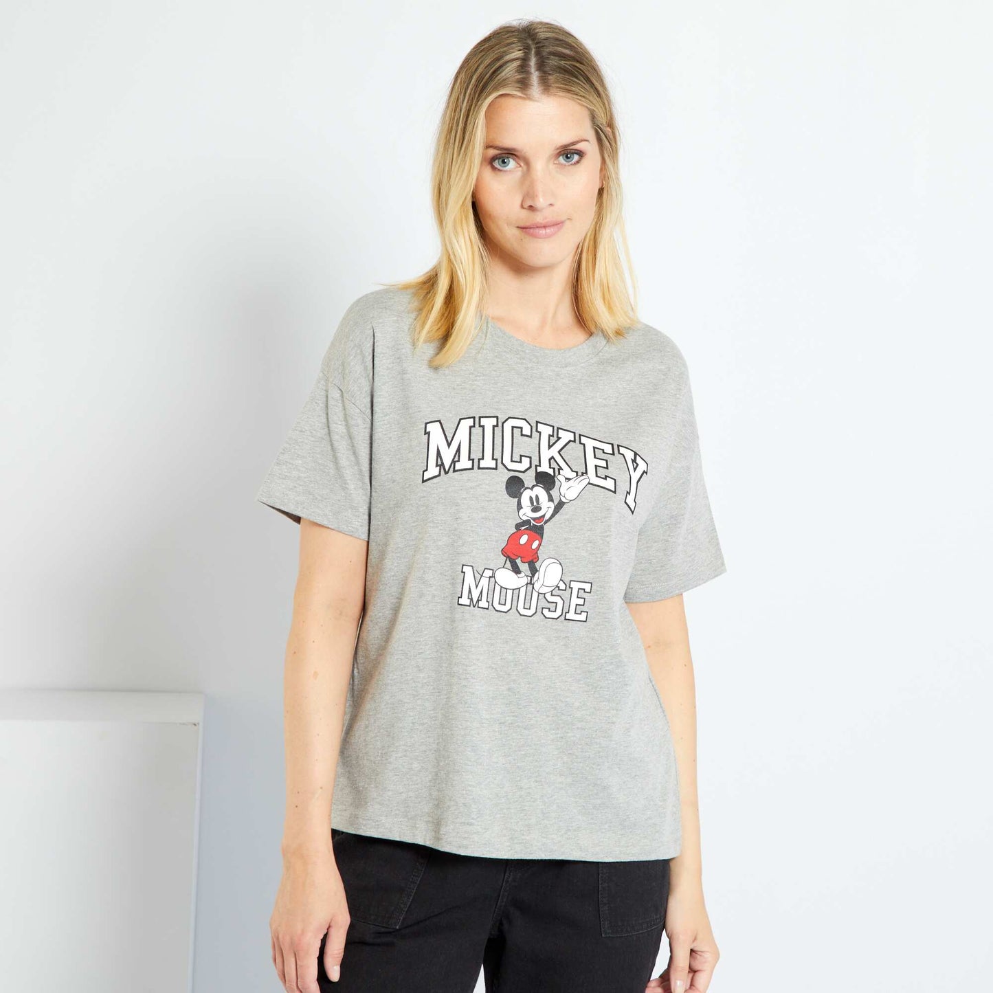 T-shirt basique 'Disney' Gris