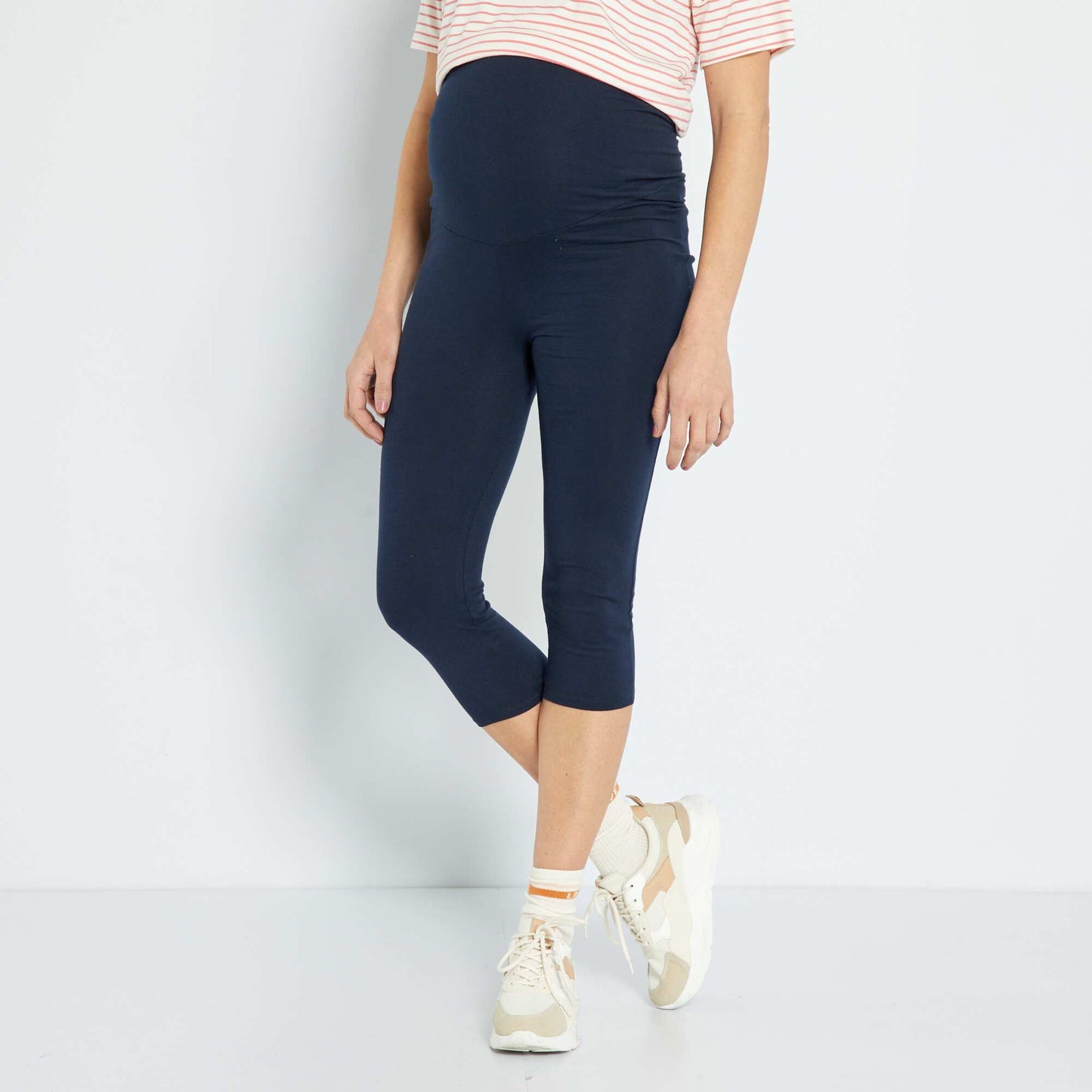 Legging taille élastique bleu marine