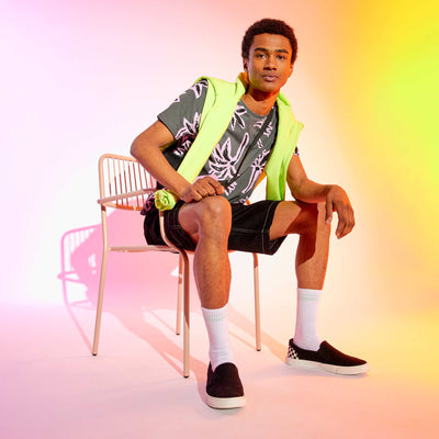 T-shirt en jersey avec imprim Gris