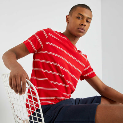 T-shirt en jersey avec imprim Rouge