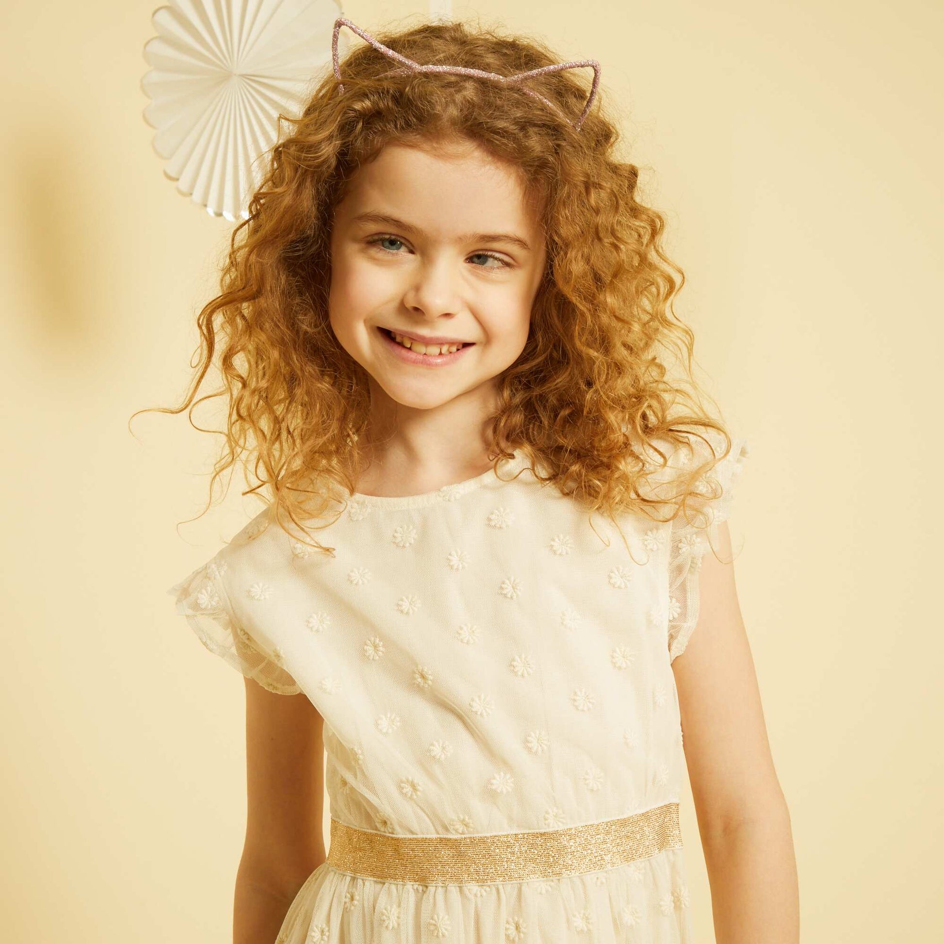 Robe en tulle de c r monie Blanc