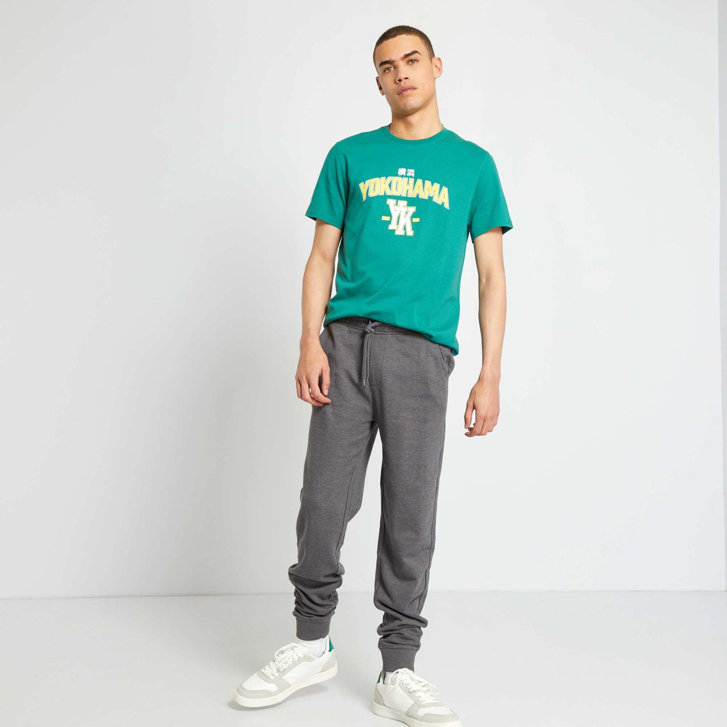 T-shirt manches courtes en coton VERT