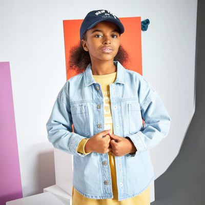Veste en jean Bleu