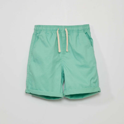 Bermuda droit uni Vert