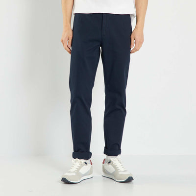 Pantalon chino bleu marine