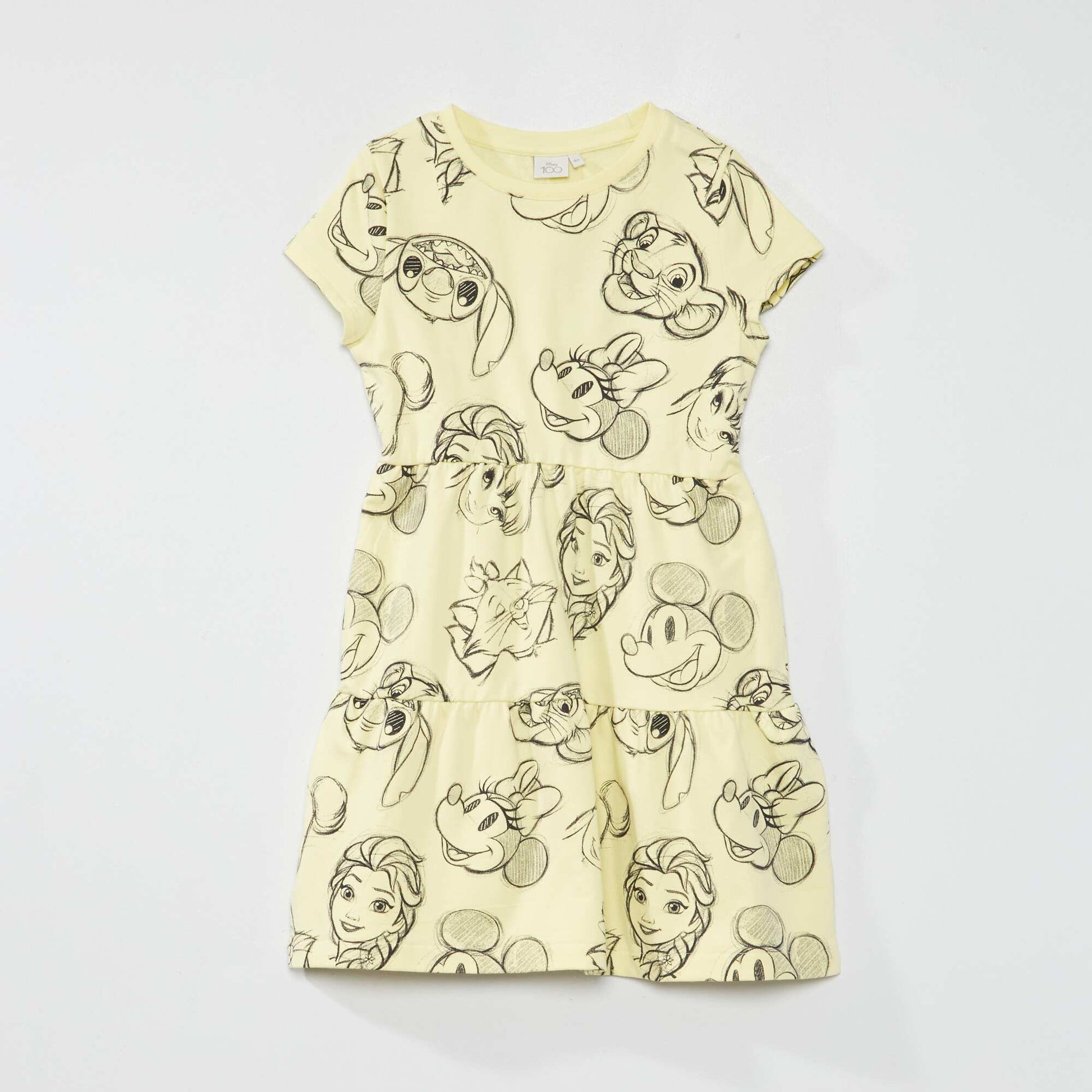 Robe imprim e 'Disney' JAUNE