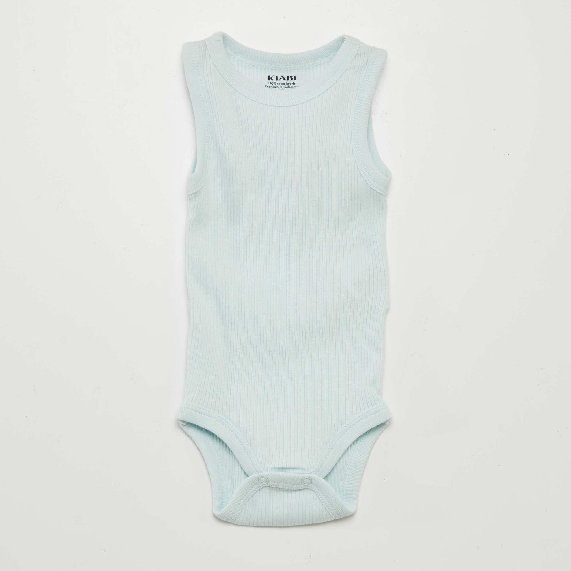 Lot 3 bodies sans manches imprimés Blanc