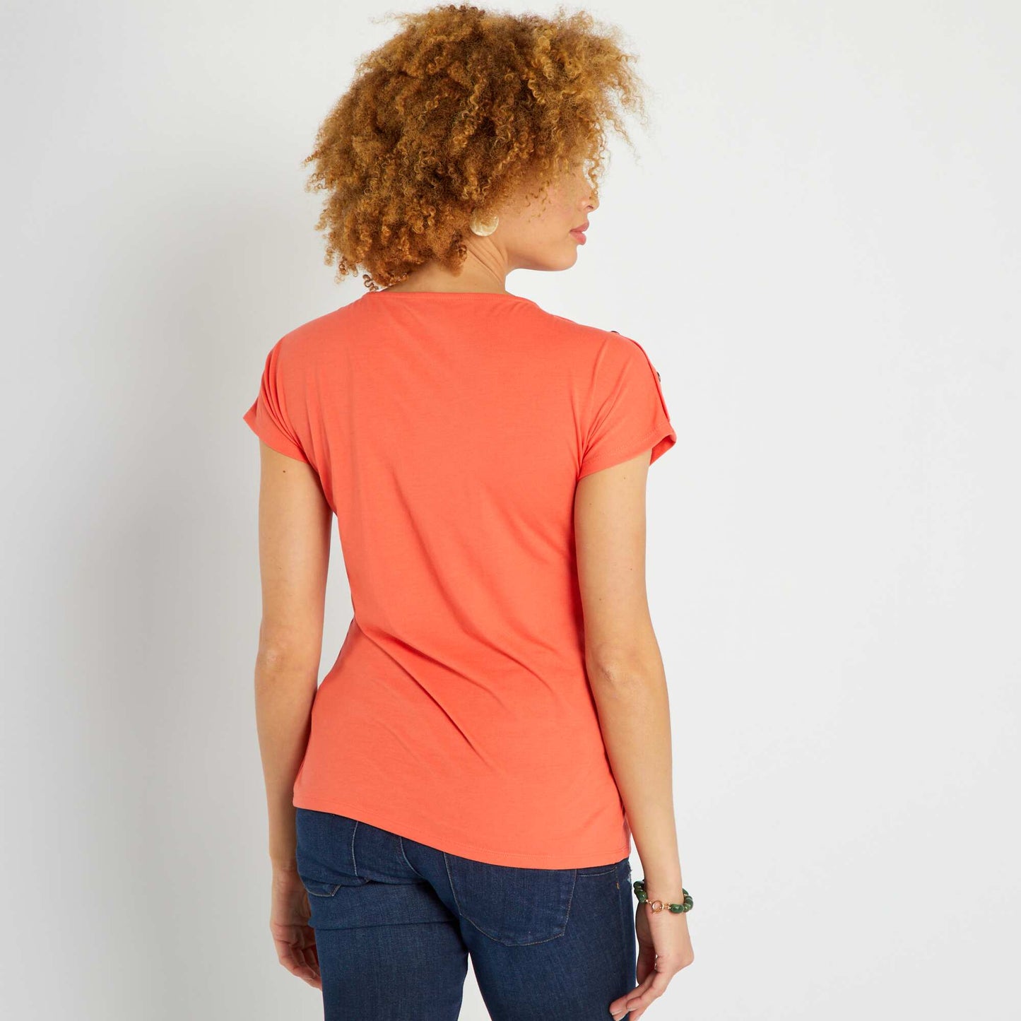 T-shirt d'allaitement Orange