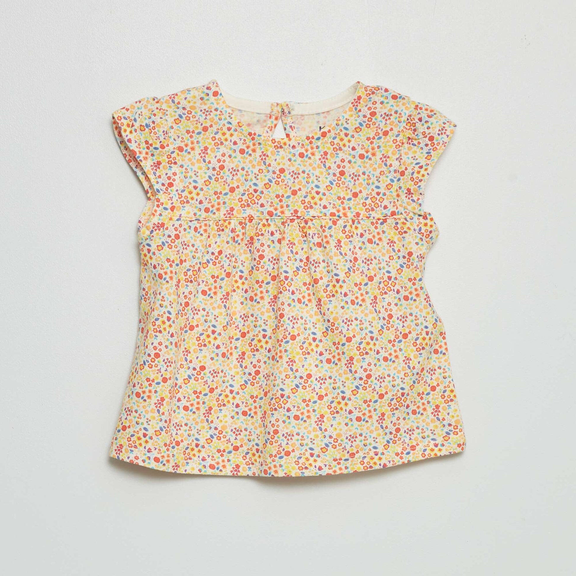 Tee-shirt vas imprim fleuri Multicolore