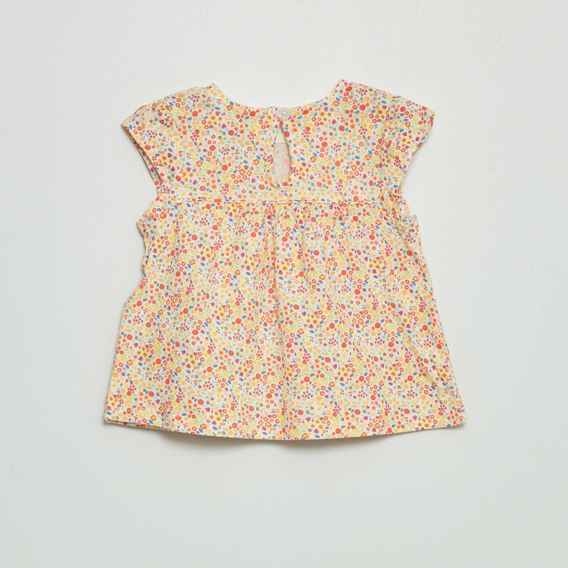 Tee-shirt vas imprim fleuri Multicolore