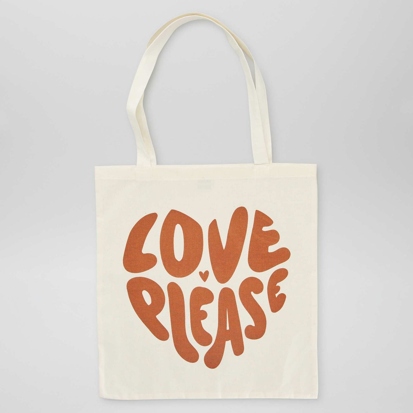 Tote bag imprim Beige