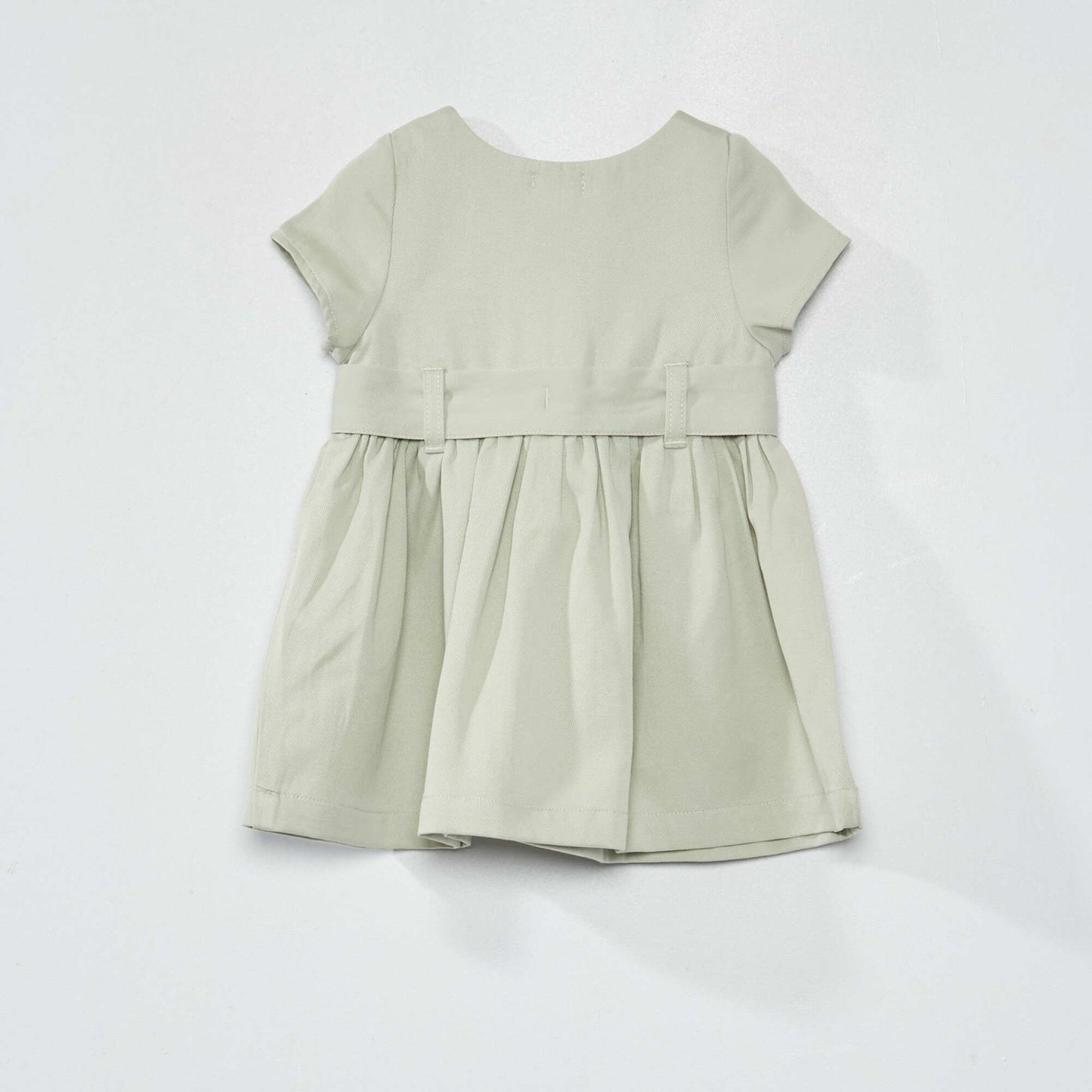 Robe manches courtes Gris