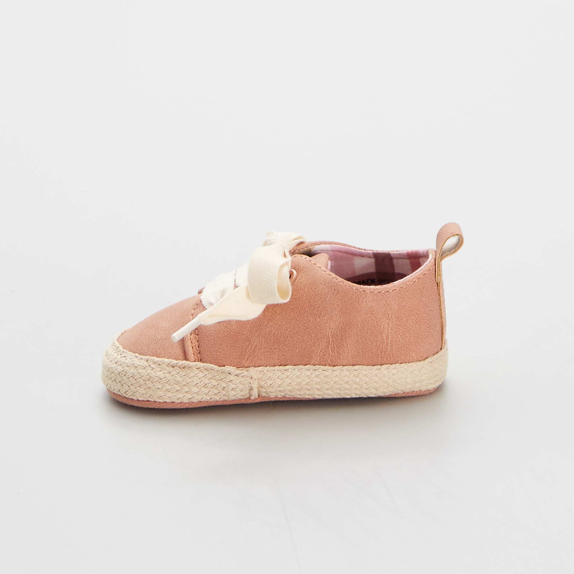 Baskets lacets Orange/beige