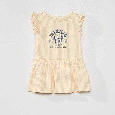 Robe sans manches 'Roi Lion' Ecru/orange