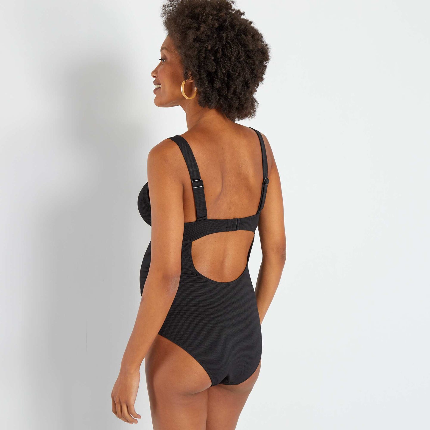 Maillot de bain maternit 1 pi ce noir