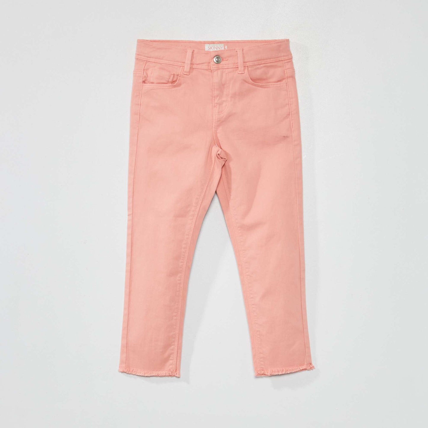 Pantacourt slim stretch Rose