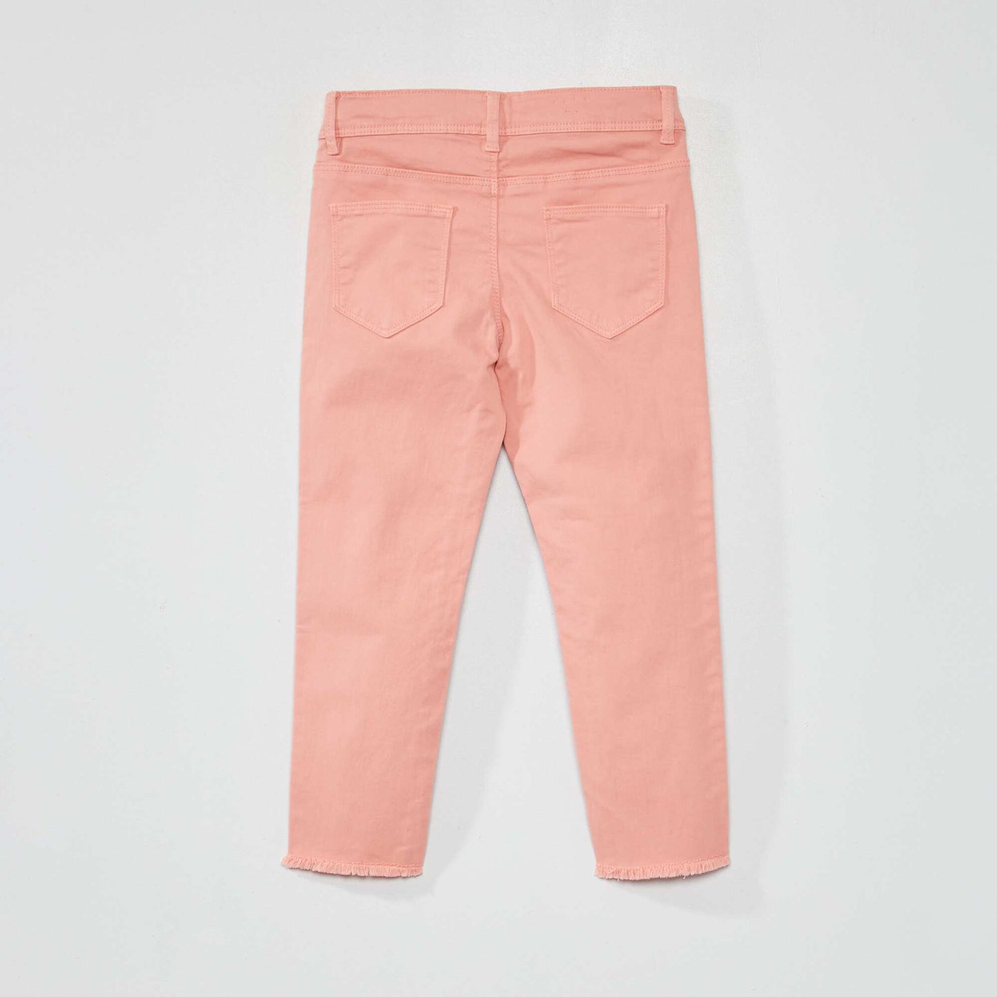 Pantacourt slim stretch Rose