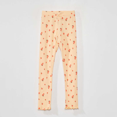 Legging en maille c tel e Orange