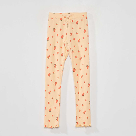 Legging en maille c tel e Orange