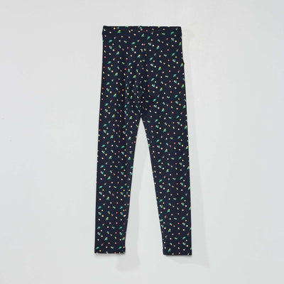 Legging long en jersey Bleu