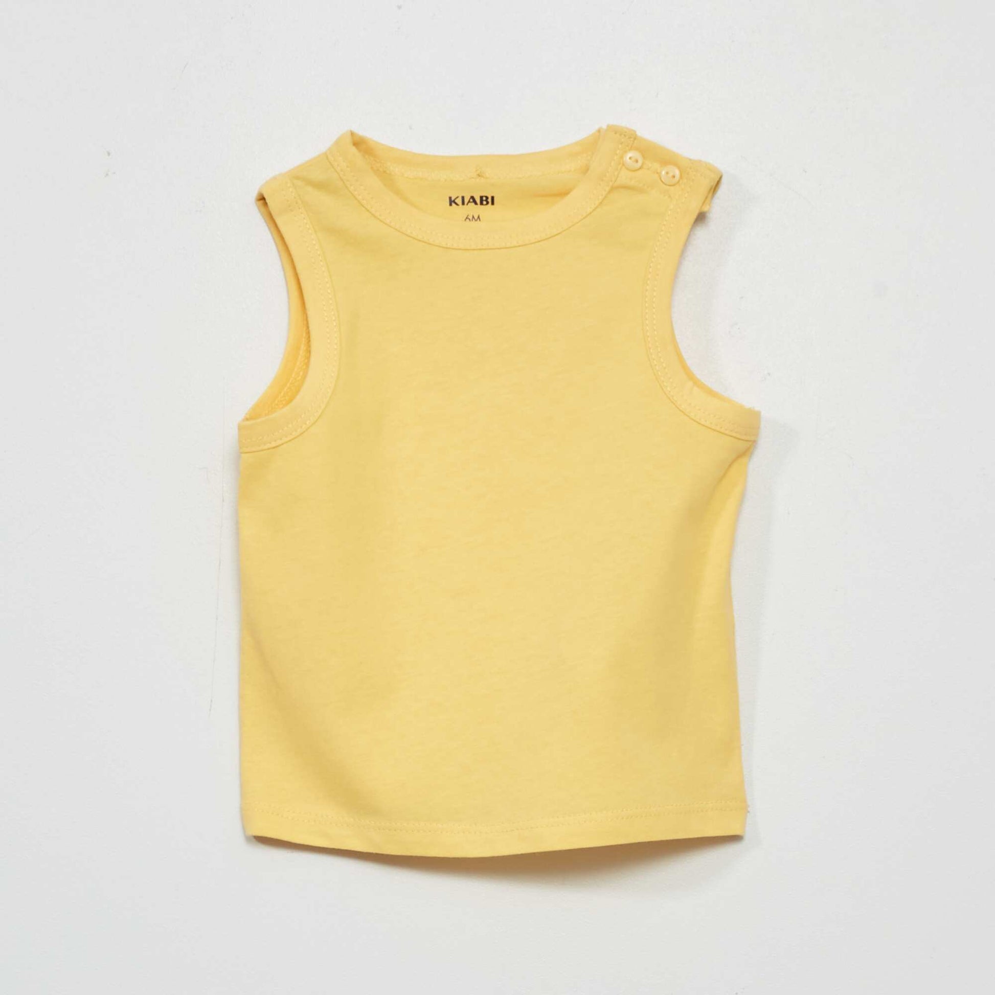 Lot de 2 d bardeurs en jersey Ecru/jaune