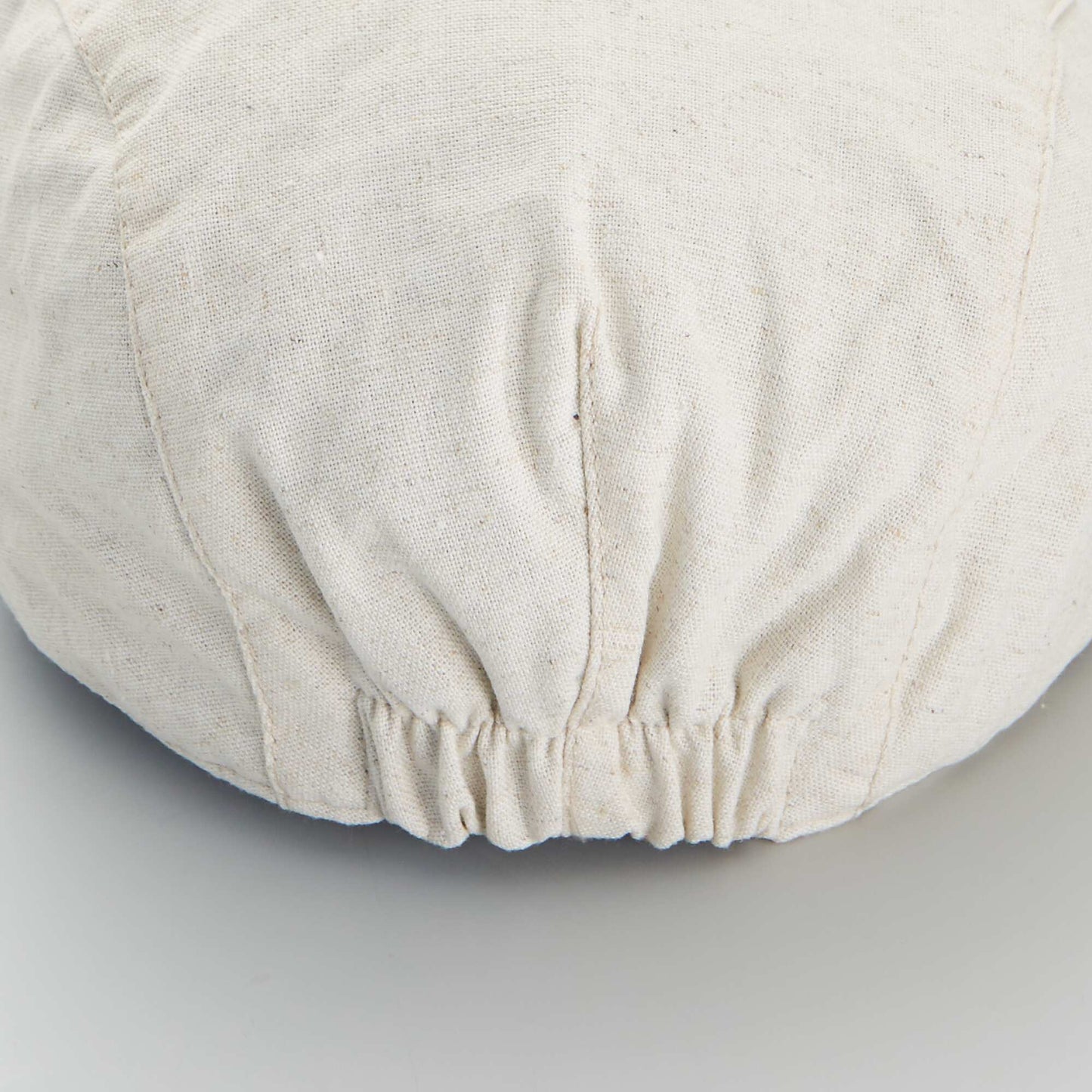 Casquette gavroche en lin Beige