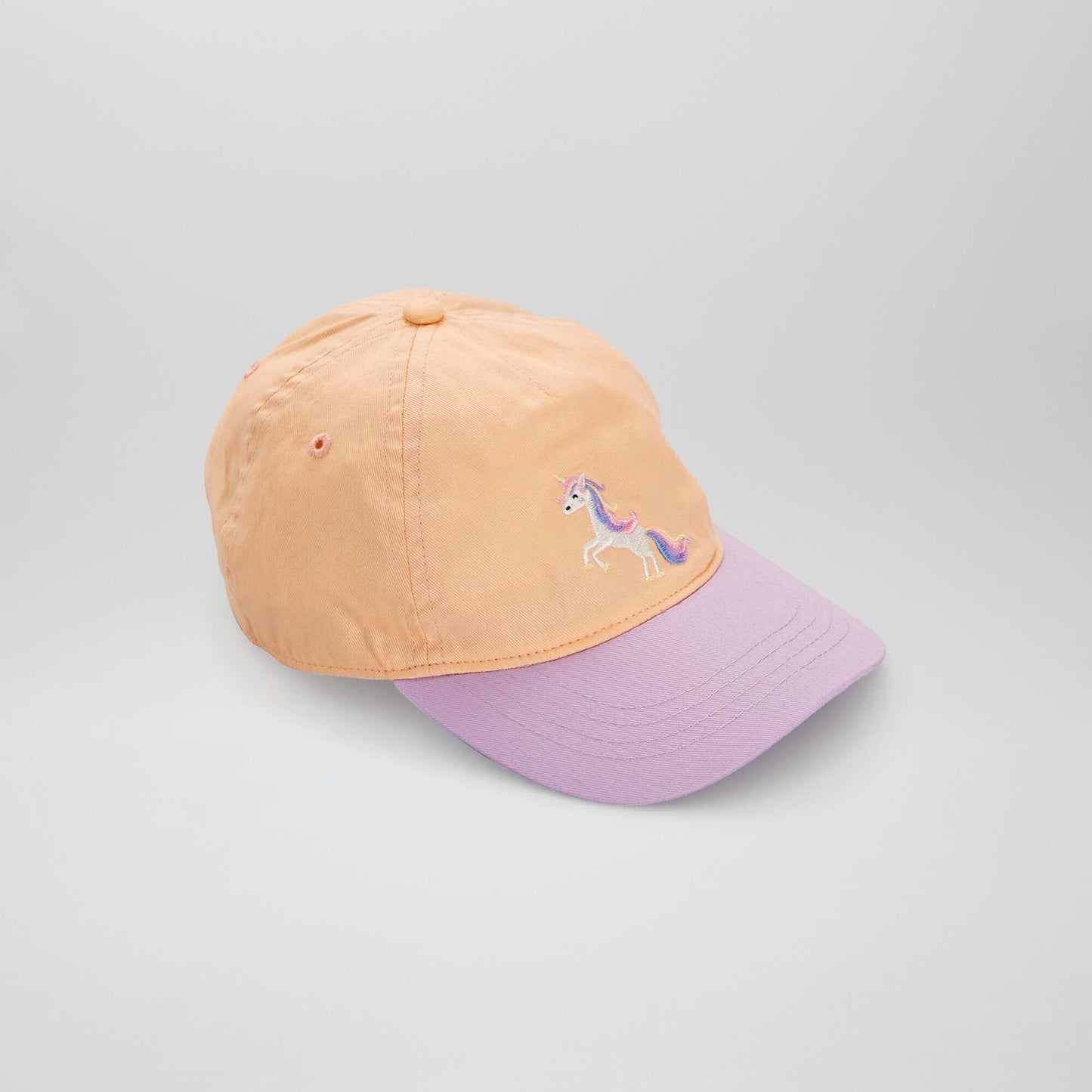 Casquette avec imprim 'licorne' Violet/orange