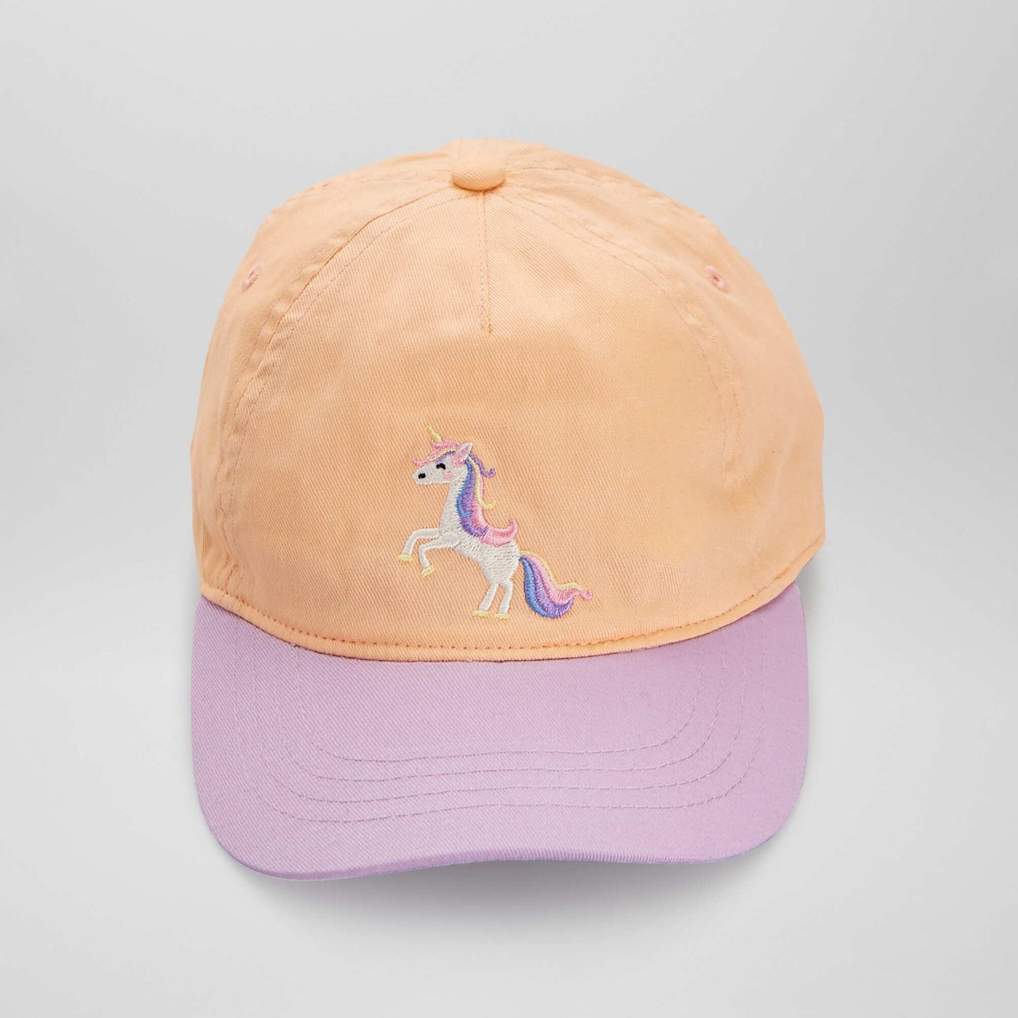 Casquette avec imprim 'licorne' Violet/orange