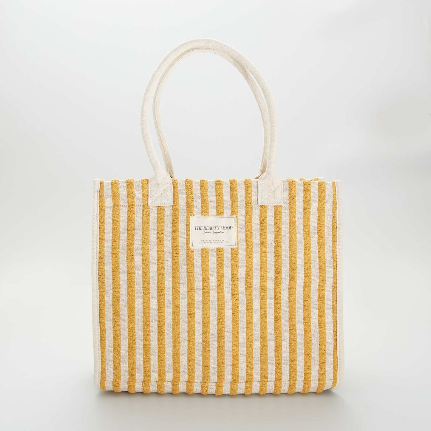 Grand sac cabas tiss Jaune