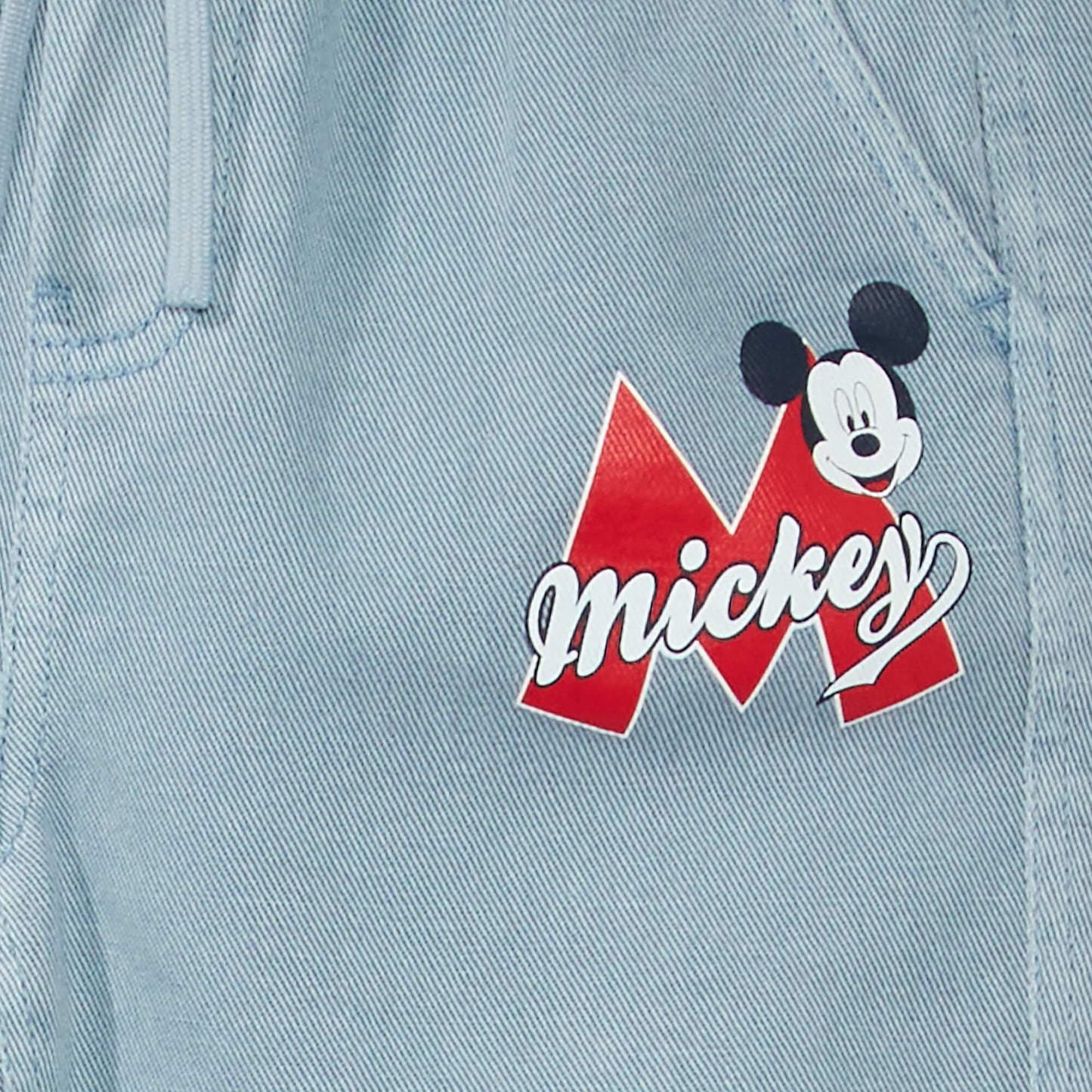 Bermuda en jean 'Mickey' 'Disney' Bleu