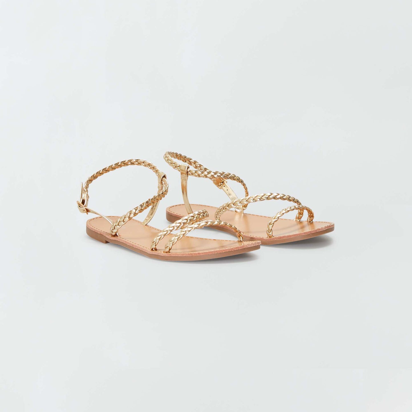 Sandales brides plates Dor