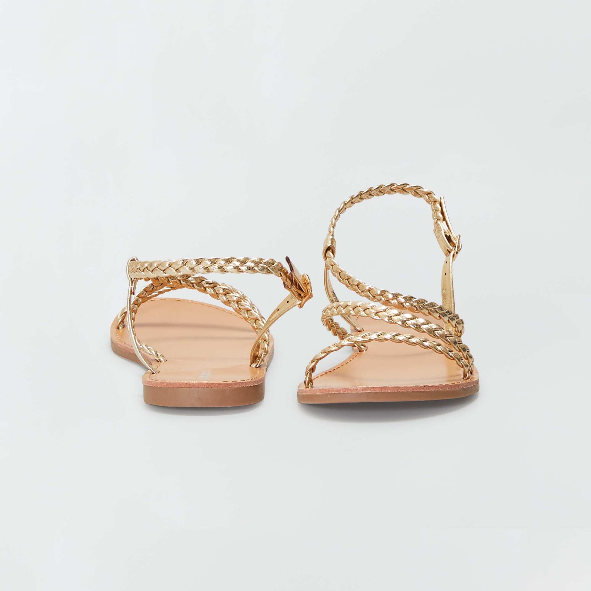 Sandales brides plates Dor