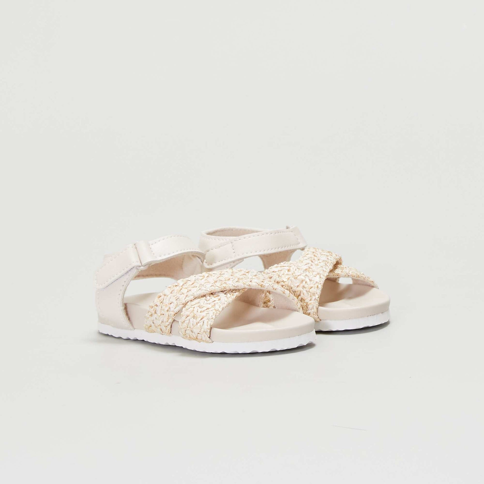 Sandales type sport Beige