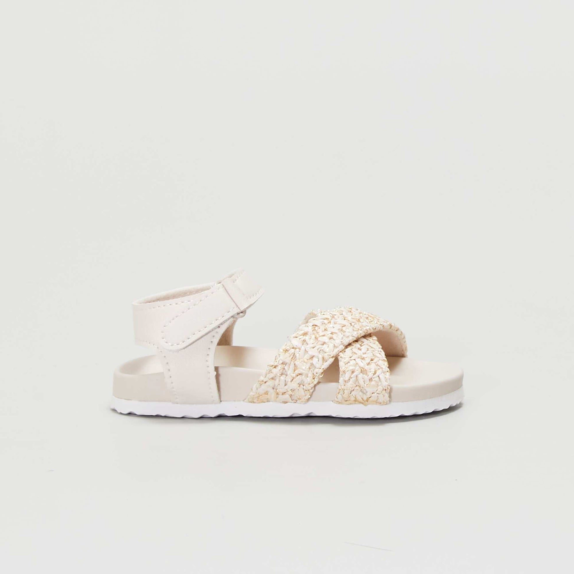 Sandales type sport Beige