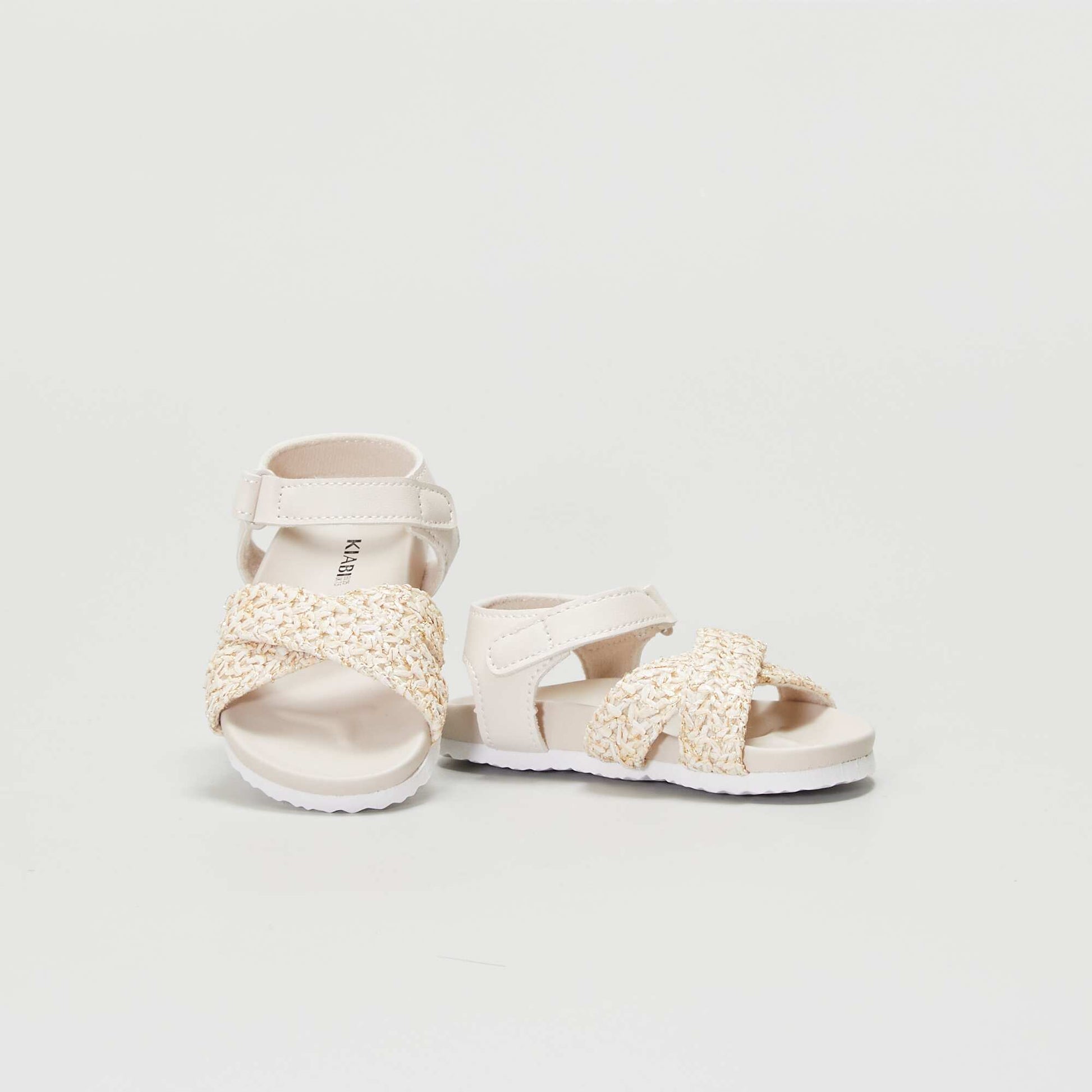 Sandales type sport Beige