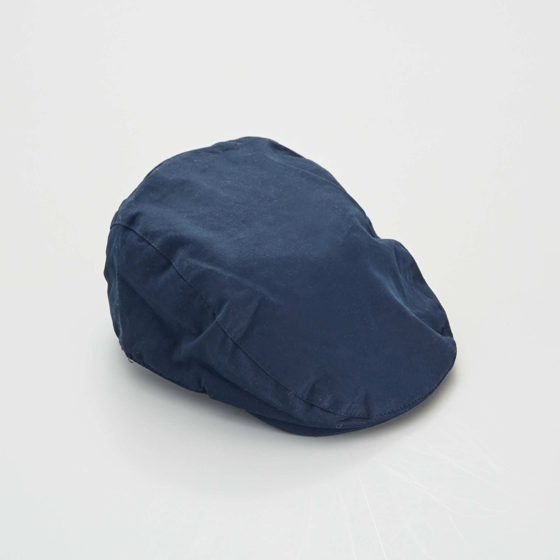 B ret uni en tissu lastiqu Bleu marine