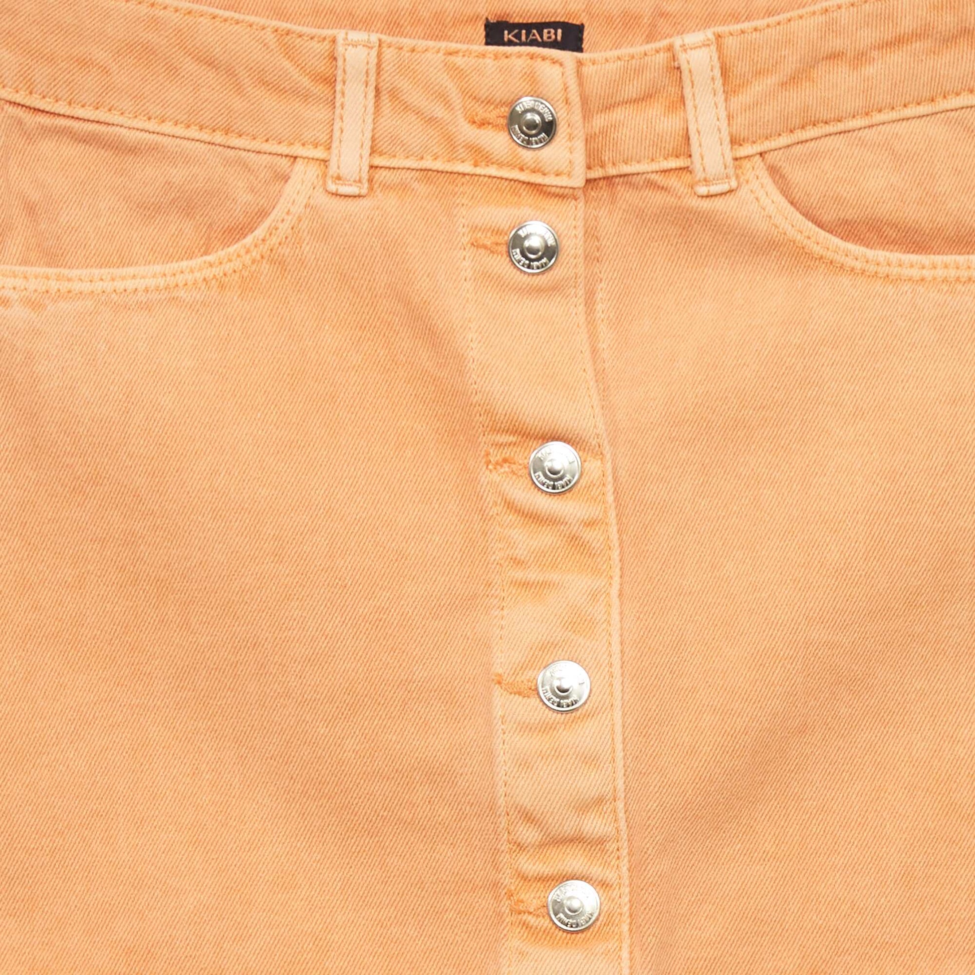 Jupe en jean Orange