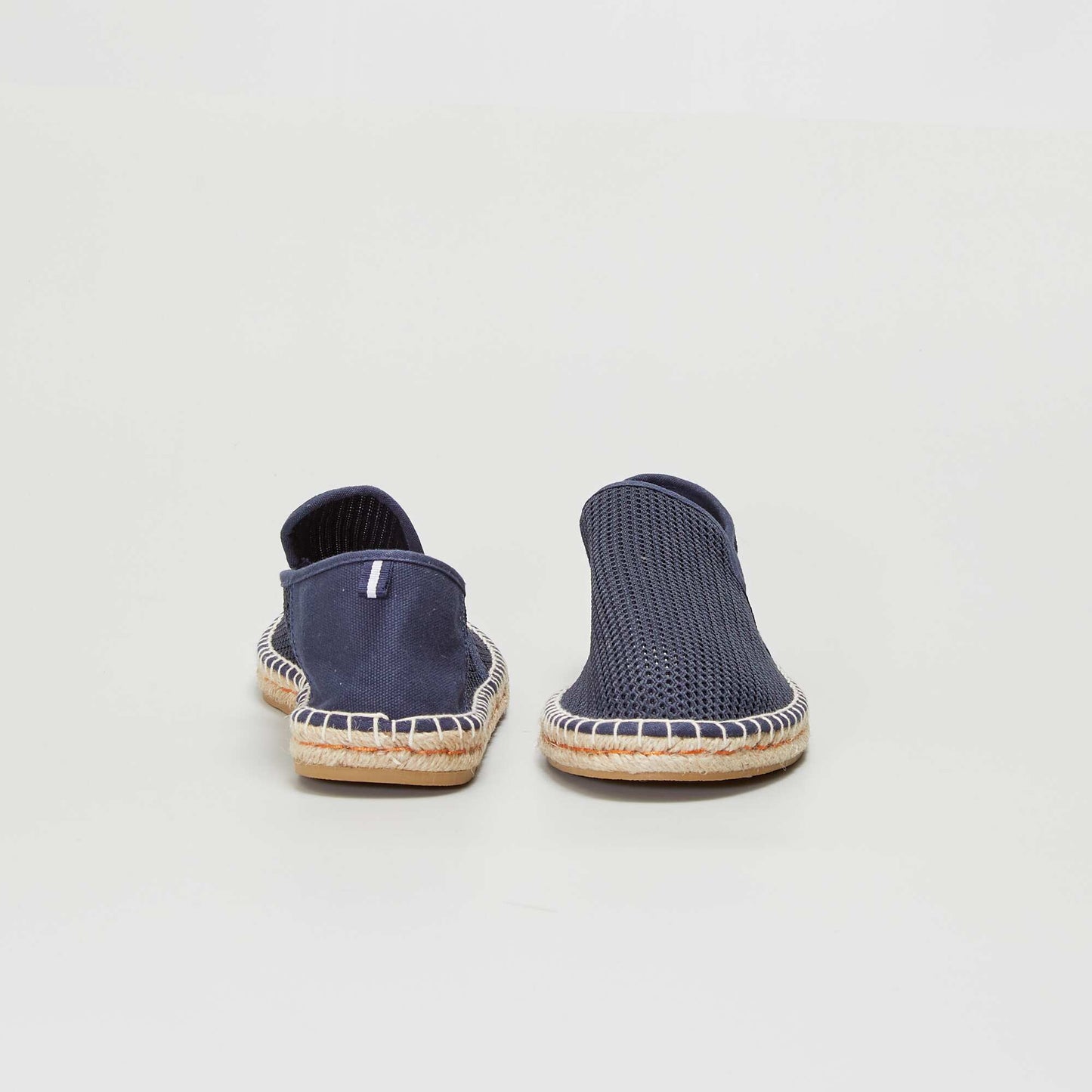 Espadrilles en mesh bleu fonc