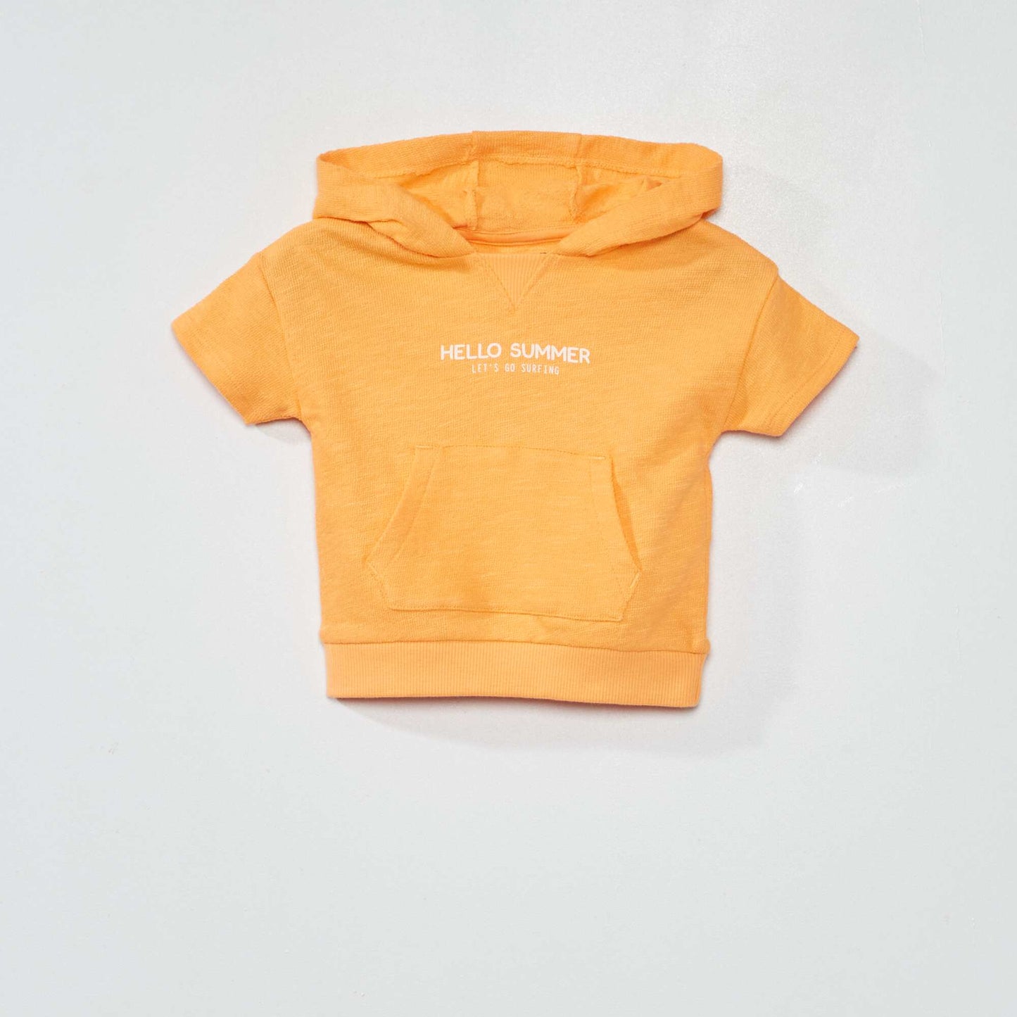 Sweat avec capuche Orange