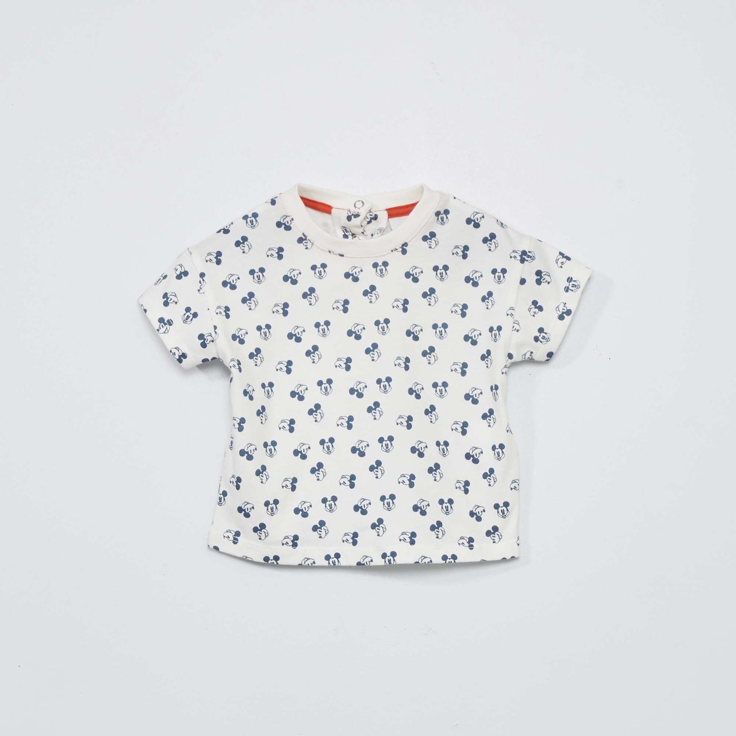 Ensemble salopette + tee-shirt 'Mickey' - 2 pi ces Blanc/gris