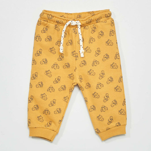 Pantalon jogging 'Simba' de 'Disney' Jaune