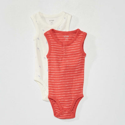 Lot de 2 bodies Rouge