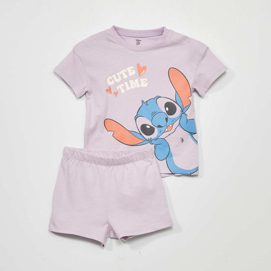 Ensemble pyjama 'Stitch' 'Disney' - 2 pi ces Violet