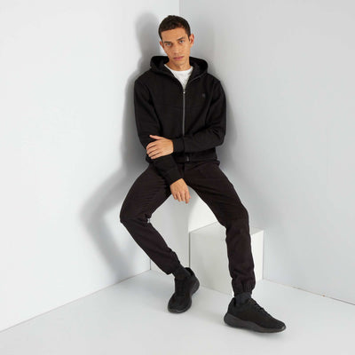 Sweat zipp capuche noir