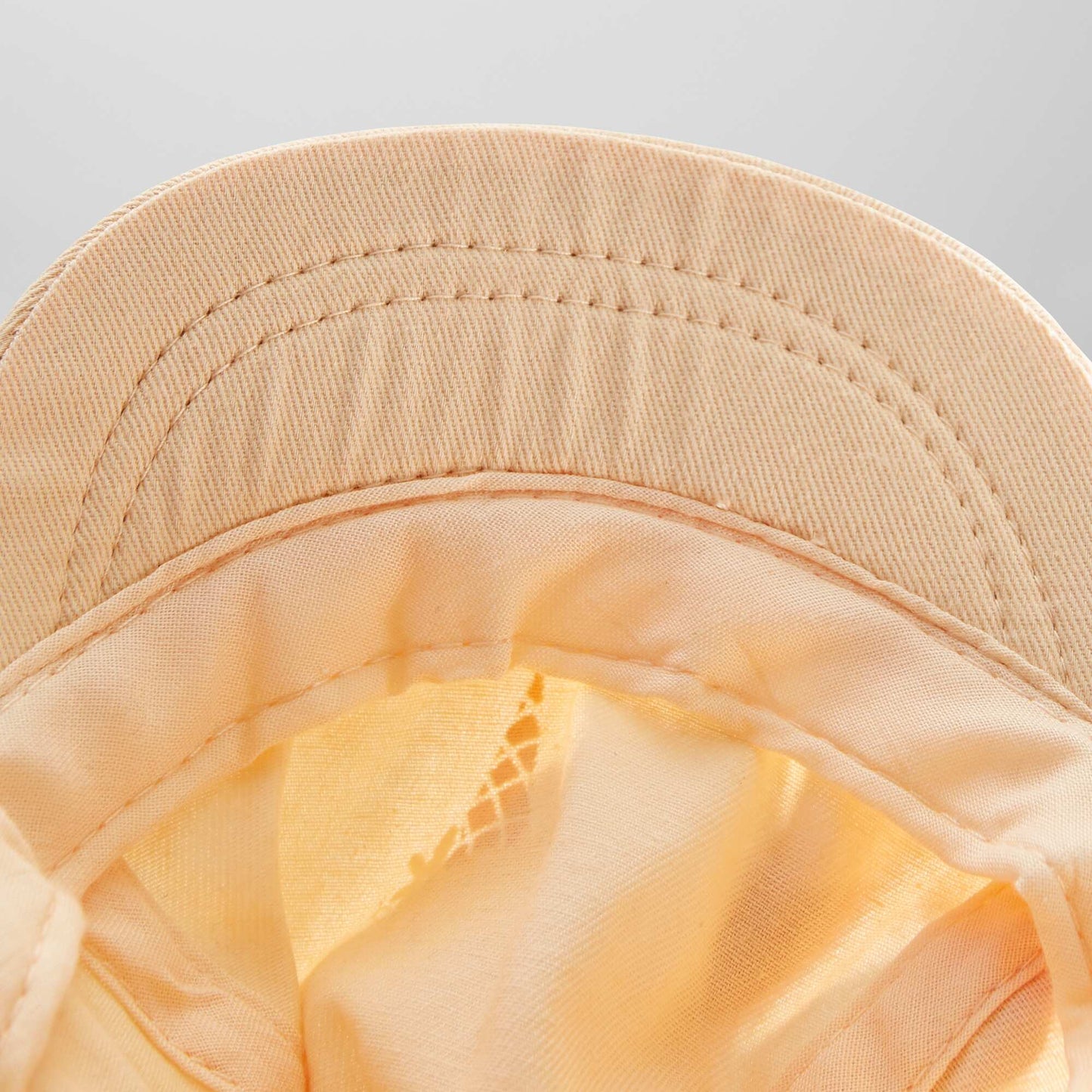 Casquette forme baseball imprim en coton twill Orange