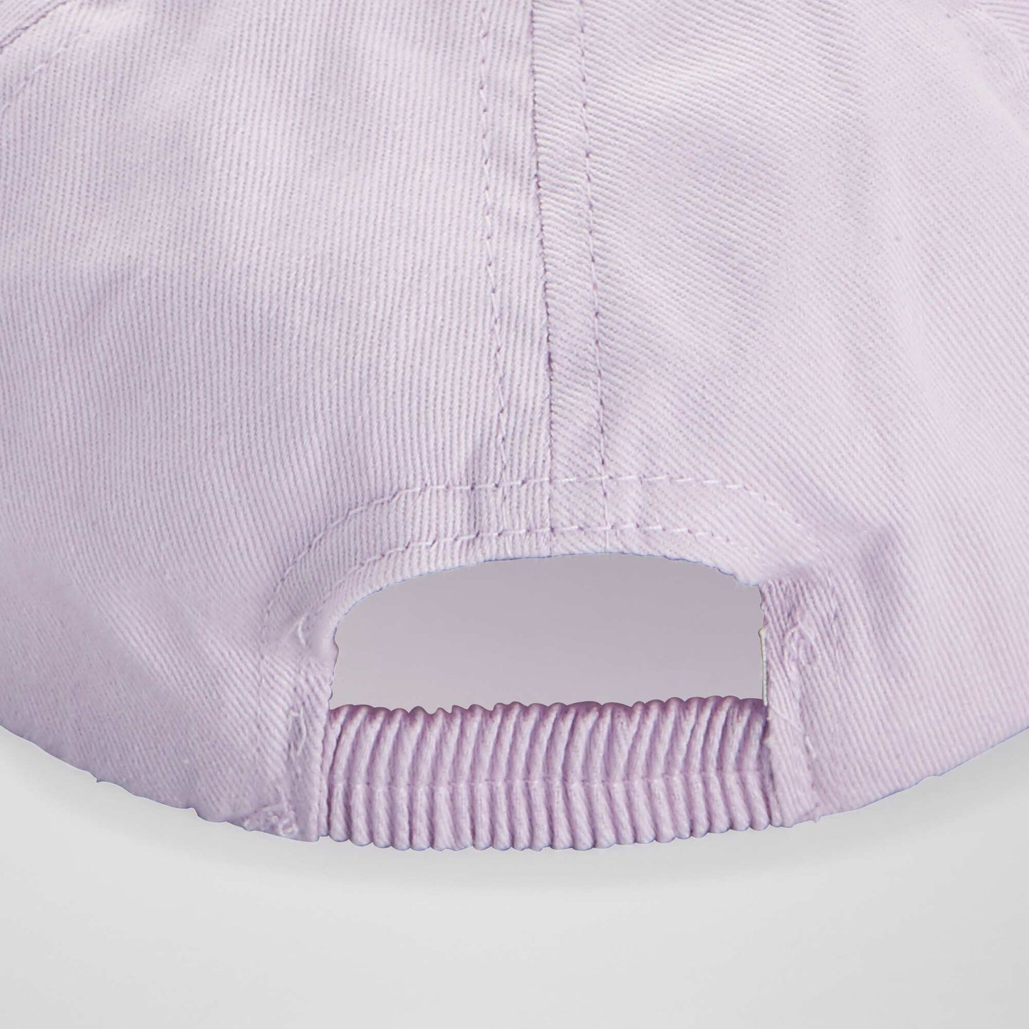 Casquette forme baseball imprim en coton twill Violet