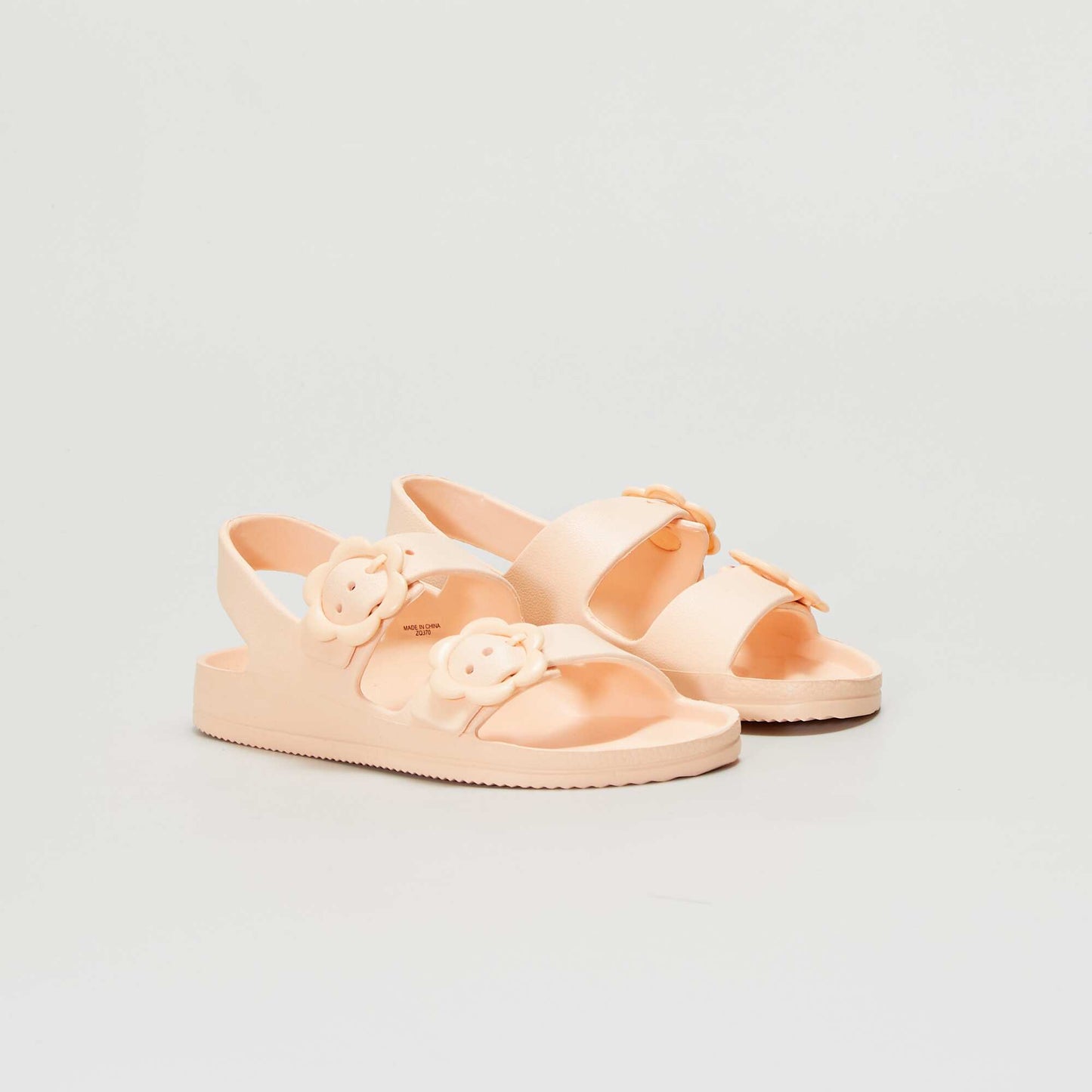 Mules avec bride de maintien Beige orang