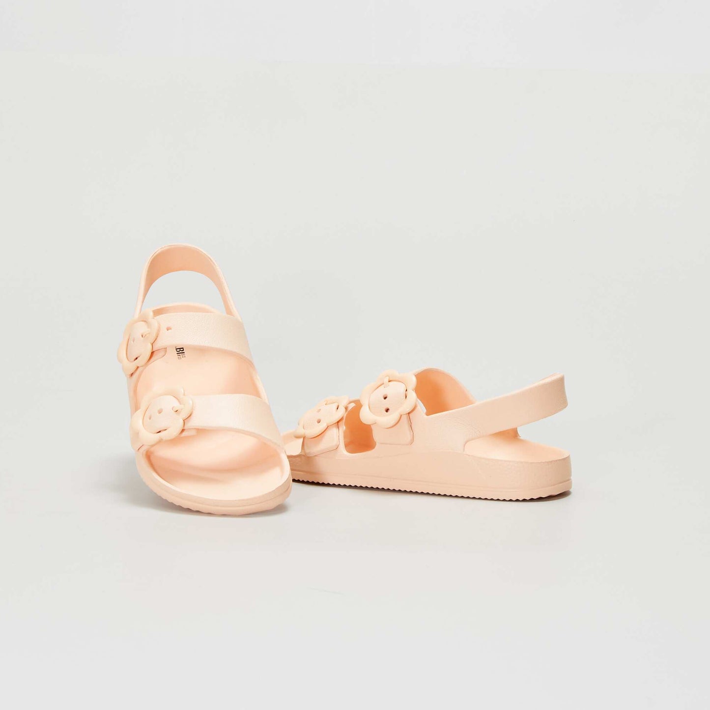 Mules avec bride de maintien Beige orang