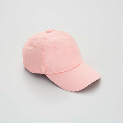 Casquette unie Rose
